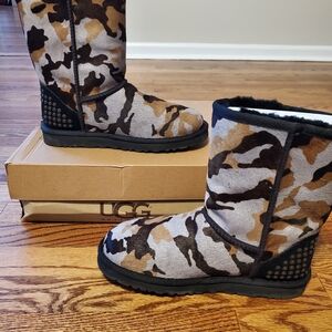 UGG Camo Sheepskin Boots